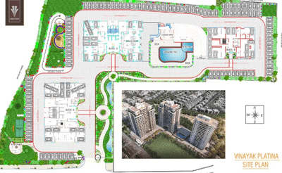 Project Image of 1168.64 - 1830.62 Sq.ft 2 BHK Apartment for buy in Shreenathji Vinayak Platina Phase 1 Block B And C