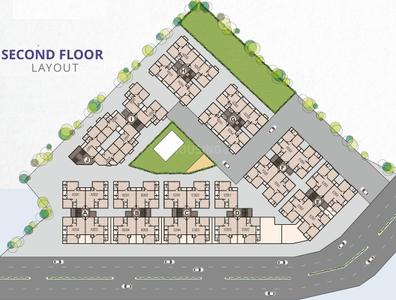 Project Image of 520.0 - 771.0 Sq.ft 2 BHK Apartment for buy in Shree Anand Reality Shree Siddhnath Park