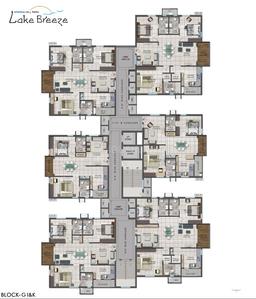 Project Image of 1295.0 - 2335.0 Sq.ft 2 BHK Apartment for buy in Aparna Hill Park Lake Breeze