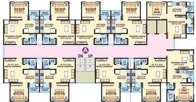 Project Image of 328.51 - 358.87 Sq.ft 1 BHK Apartment for buy in Ruchi Kesar Residency