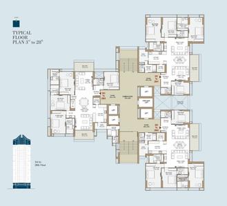 Project Image of 4700 Sq.ft 4 BHK Apartment / Flat for sale in Thaltej for Rs. 43000000