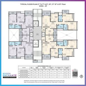 Project Image of 586.0 - 1256.0 Sq.ft 1 BHK Apartment for buy in Nivasa Enchante