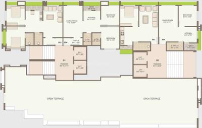 Project Image of 384.7 - 771.02 Sq.ft 1 BHK Apartment for buy in Savani Dream