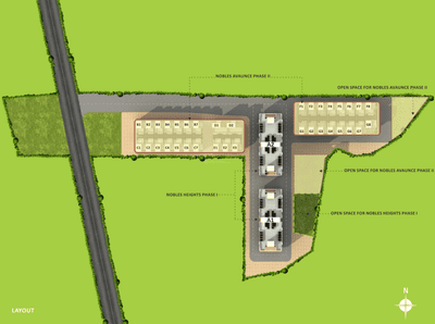 Project Image of 336.0 - 446.0 Sq.ft 1 BHK Apartment for buy in Nobles Heights Building A1 And A2 Phase 1