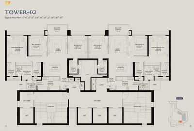 Project Image of 1126.0 - 1511.0 Sq.ft 3 BHK Apartment for buy in DLF The Westpark Phase 1