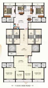 Project Image of 174.0 - 389.0 Sq.ft 1 BHK Apartment for buy in Payal Palace