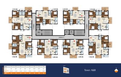 Project Image of 0.0 - 1965.0 Sq.ft 3 BHK Apartment for buy in Pranathi Kiara