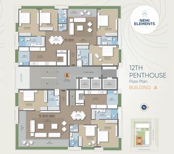 Project Image of 1987.0 - 3415.0 Sq.ft 4 BHK Apartment for buy in Nemi Elements