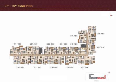 Project Image of 788.0 - 2268.0 Sq.ft 1 BHK Apartment for buy in Casagrand Keatsway