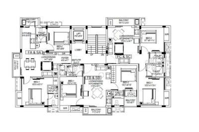 Project Image of 599.0 - 1277.0 Sq.ft 1.5 BHK Apartment for buy in Jain Abhineet
