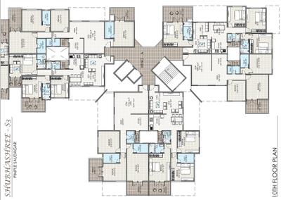 Project Image of 958.0 - 1172.0 Sq.ft 3 BHK Apartment for buy in Siddhivinayak S3 Lifestyle Building A To F