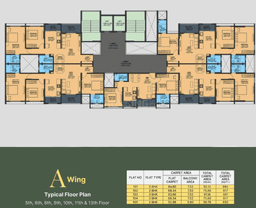 Project Image of 632.0 - 1141.0 Sq.ft 2 BHK Apartment for buy in Shiv Divine Fortune