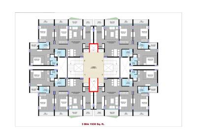 Project Image of 1290.0 - 1930.0 Sq.ft 2 BHK Apartment for buy in Ishwari Greens Block B C