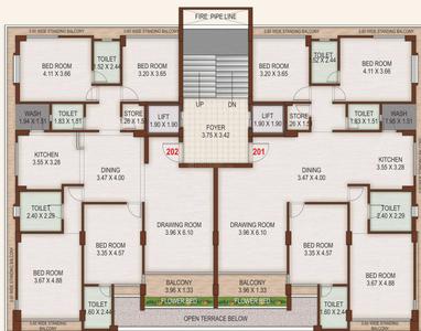 Project Image of 0.0 - 16910.1 Sq.ft 4 BHK Apartment for buy in Shanti De Luxuria