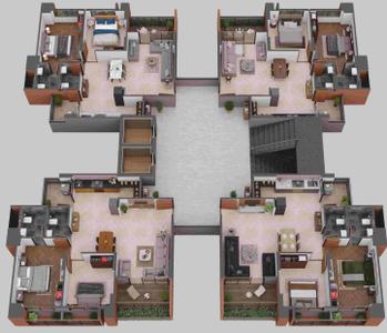 Project Image of 741.42 - 852.72 Sq.ft 2 BHK Apartment for buy in Saanvi Maple Heights