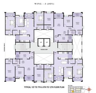Project Image of 1586 Sq.ft 3 BHK Apartment / Flat for sale in Lohegaon for Rs. 13000000