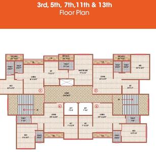 Project Image of 271.14 - 583.73 Sq.ft 1 RK Apartment for buy in Lotuaai Darshan Wing B