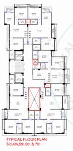 Project Image of 597.29 - 928.6 Sq.ft 2 BHK Apartment for buy in V Jamnadas Sun Shivam