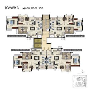 Project Image of 490.0 - 2983.0 Sq.ft 1 BHK Apartment for buy in Sattva Anugraha