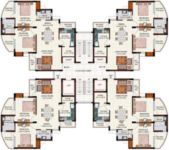 Project Image of 712.0 - 1702.0 Sq.ft 1 BHK Apartment for buy in Ansal Tanushree