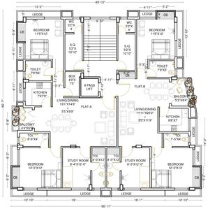Project Image of 2691.0 - 2936.0 Sq.ft 3 BHK Apartment for buy in Ecoprime Exquisito
