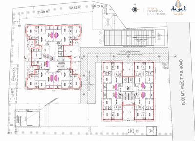 Project Image of 581.36 - 845.61 Sq.ft 2 BHK Apartment for buy in Aayat Heights