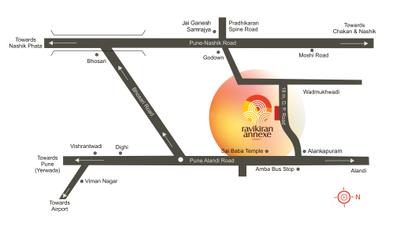 Project Image of 483.0 - 700.0 Sq.ft 1 BHK Apartment for buy in Ravikiran Annexe Phase I