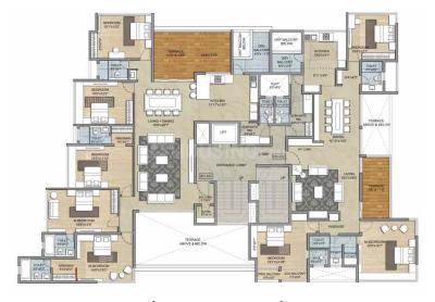 Project Image of 2532 Sq.ft 4 BHK Apartment / Flat for sale in Prabhag 36 for Rs. 52000000
