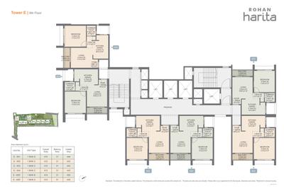 Project Image of 714.0 - 1740.0 Sq.ft 2 BHK Apartment for buy in Rohan Harita Phase 1