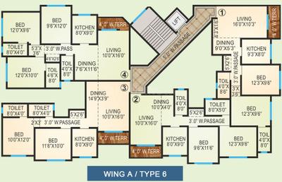 Project Image of 685.0 - 1265.0 Sq.ft 1 BHK Apartment for buy in Agarwal Vrindavan Township