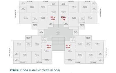 Project Image of 916.55 - 1171.65 Sq.ft 3 BHK Apartment for buy in Shubh Exotica