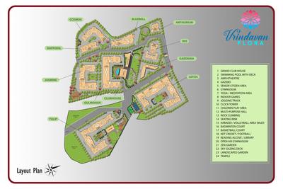 Project Image of 392.0 - 607.0 Sq.ft 1 BHK Apartment for buy in Vrindavan Flora 