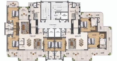 Project Image of 3284.0 - 4769.0 Sq.ft 3 BHK Apartment for buy in Vamana Riseonic