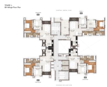 Project Image of 2000 Sq.ft 3 BHK Duplex for sale in Kharadi for Rs. 26900000