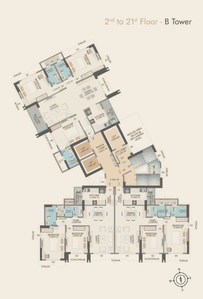Project Image of 800 Sq.ft 2 BHK Apartment / Flat for sale in Malad West for Rs. 19900000