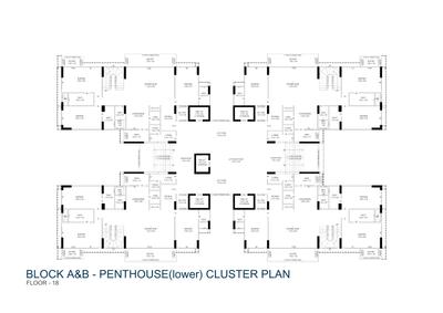 Project Image of 1896.82 - 3401.29 Sq.ft 4 BHK Apartment for buy in Radhikesh Trogon Centre Court