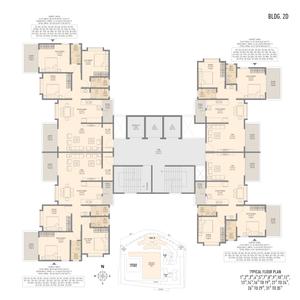 Project Image of 755.0 - 2220.0 Sq.ft 2 BHK Apartment for buy in Urban Skyline Phase II