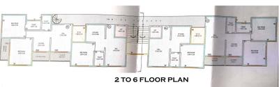 Shiv Datta Residency Datta Residency Cluster Plan from 2nd to 6th Floor 1