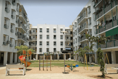 Project Image of 348.1 - 452.62 Sq.ft 1 BHK Apartment for buy in Mahindra Happinest Phase 1