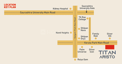 Project Image of 596.0 - 601.27 Sq.ft 2.5 BHK Apartment for buy in Kanha Titan Aristo