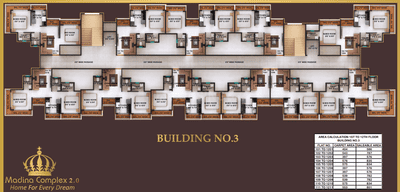 Project Image of 576.0 - 1332.0 Sq.ft 1 BHK Apartment for buy in Al Hamd Madina Complex Phase 2