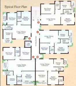 Project Image of 999.97 - 1099.53 Sq.ft 2 BHK Apartment for buy in SMR Vinay Sapphire
