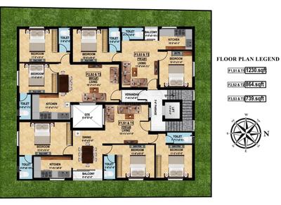 Vishwak Devi Homes Devi Homes Cluster Plan 1