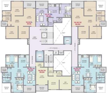Project Image of 344.0 - 616.0 Sq.ft 1 BHK Apartment for buy in Lunkad Anand Tarang C Building
