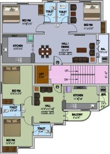 Project Image of 1026.0 - 1193.0 Sq.ft 2 BHK Apartment for buy in Bethabara Homes