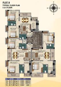 Project Image of 962.0 - 1651.0 Sq.ft 2 BHK Apartment for buy in Thirumurugan Dhanalakshmi Enclave