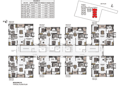 Project Image of 720.0 - 1010.0 Sq.ft 2 BHK Apartment for buy in Aparna Maple