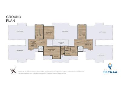 Project Image of 350.0 - 566.0 Sq.ft 1 BHK Apartment for buy in Shanti Skyraa
