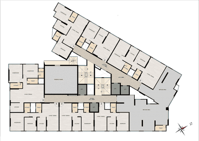Project Image of 302.47 - 737.0 Sq.ft 1 RK Apartment for buy in Star Sayba Royal