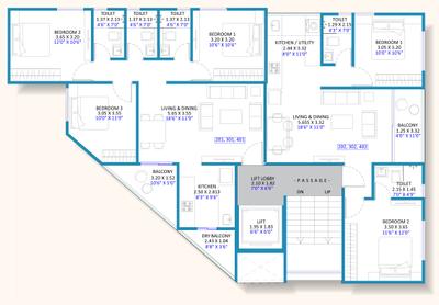 Project Image of 706.0 - 1616.0 Sq.ft 2 BHK Apartment for buy in Momsha Pratibha Sadan